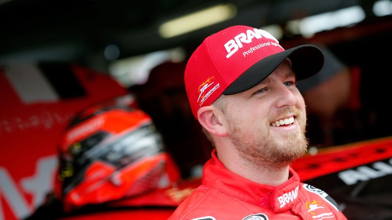 Justin Allgaier learned a valuable lesson when it comes to challenging superstition at the race track. 