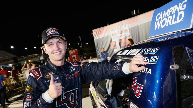 William Byron has set the NASCAR world on fire in 2016, winning five Camping World Truck Series races in 13 starts.