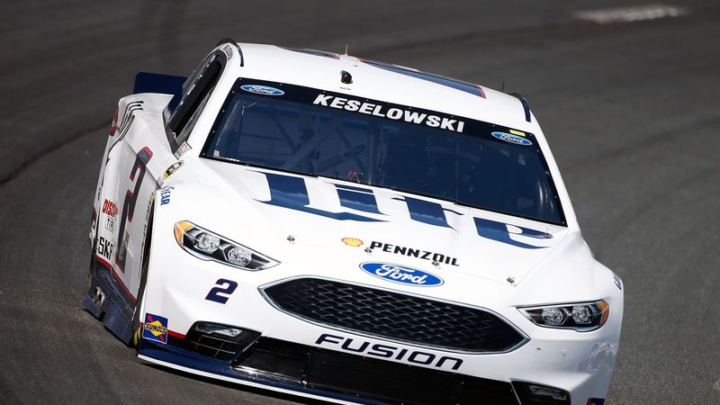 Brad Keselowski will start Saturday night's Advance Auto Parts Clash at Daytona on the pole. 