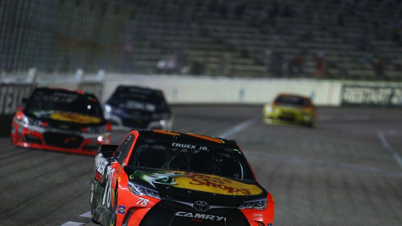 Martin Truex Jr. won the pole for last season's O'Reilly Auto Parts 500 at Texas Motor Speedway. 