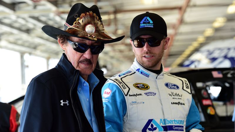 Richard Petty and Brian Scott